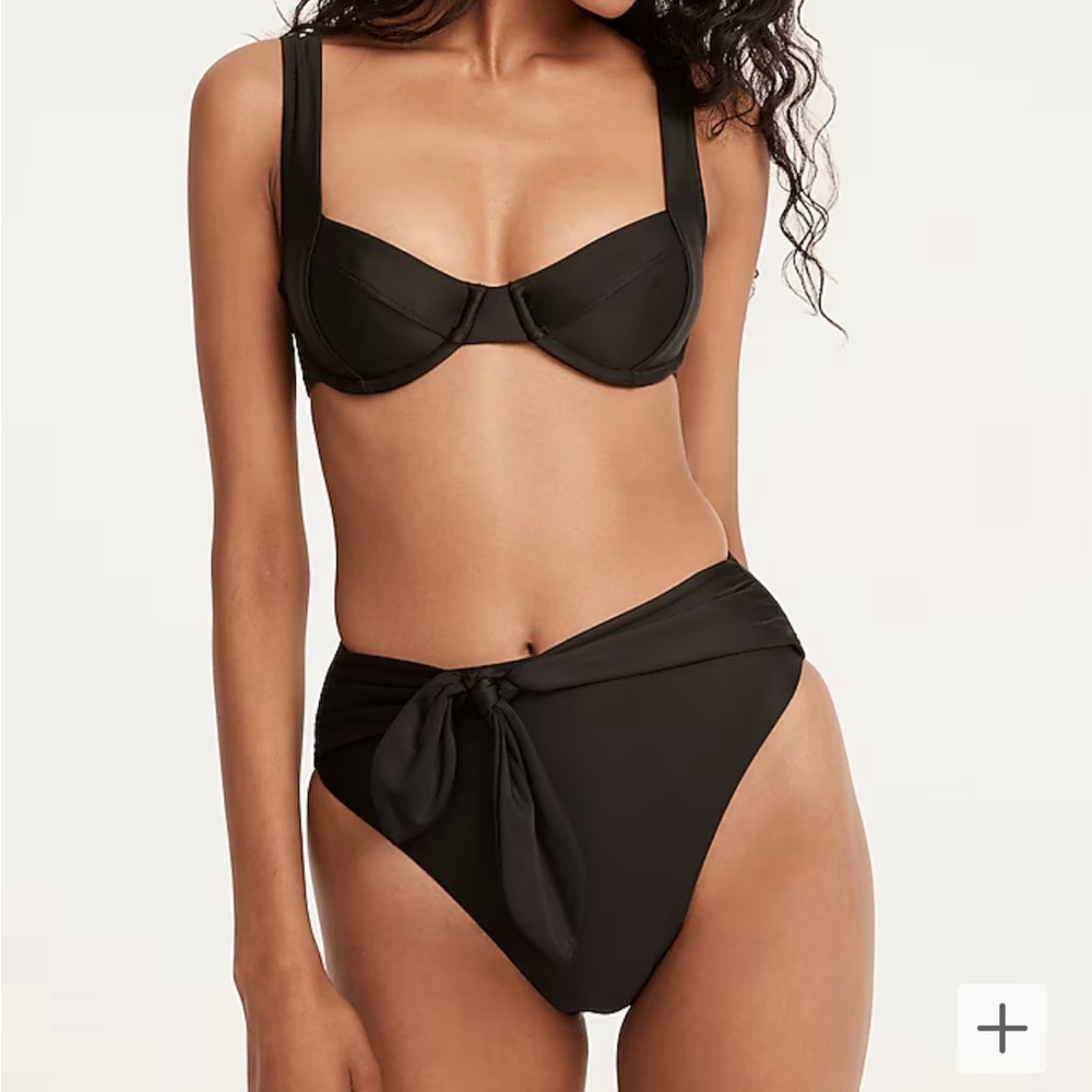 Jcrew Tie High Rise Bikini Bottom